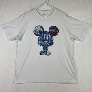 UT Uniqlo x Disney Mickey Mouse Graphic Shirt Adult Extra Large White Casual